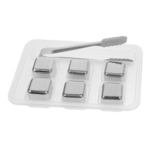 Reusable Stainless Steel Whiskey Stones Metal Ice Cubes for Rapid Cooling and Flavor Preservation