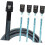 0.5m Mini Data Cable Mesh Thin Flat Connectors And Latch Black 50x2x2 Cm 2