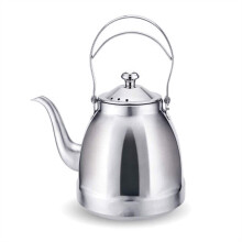 Tea Kettle Stovetop Whistling Stainless Steel HeatHandle Quick Heating Gas Stove Induction Compatible