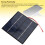 2PCS 1.2W 5V 100x100mm Portable Solar Panels for DIY Projects 6