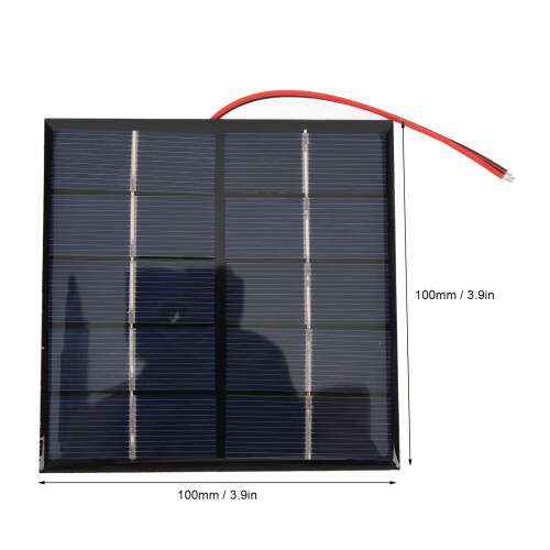 2PCS 1.2W 5V 100x100mm Portable Solar Panels for DIY Projects 1