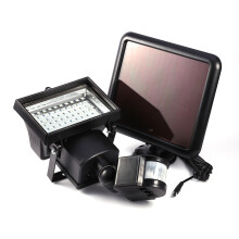 Solar Powered Outdoor Wall Light, Energy Saving Motion Sensor 60 LEDs Super Bright Separate Solar Panel For Patio Yard Deck Garage
