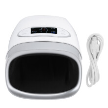 Elektrisk handmassageapparat med varm massagefunktion, lufttrycksvibrationer och justerbar intensitet för lindring av handledssmärta, sladdlös