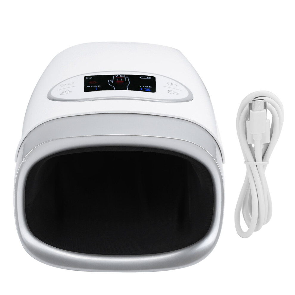 Therapy Heat Hand Massager With Air Pressure Vibration Massage, Cordless Design For Wrist Pain Relief, Adjustable Intensity For Customized Experience