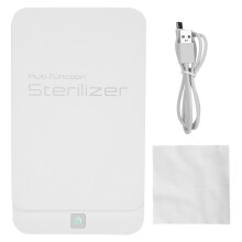 Caja de luz UV para desinfección de teléfonos con luz ultravioleta y función de aromaterapia. Esterilizador UV para joyas, gafas, llaves y