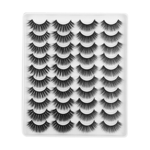 Ψεύτικες βλεφαρίδες Faux Mink 6D Effect Χειροποίητες, αφράτες, απαλές και άνετες,