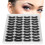 Ψεύτικες βλεφαρίδες Faux Mink Lashes6D με εφέ επιμήκυνσης και πύκνωσης, αφράτες ψεύτικες 7