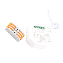 Interruptor WiFi de 3 pulsadores 10 A, 5,2 x 4,7 x 2,2 cm Como se muestra