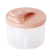 Contenedor giratorio para leche en polvo para almacenamiento de alimentos, ideal para llevar, con diseño de 4 compartimentos, salida en forma de