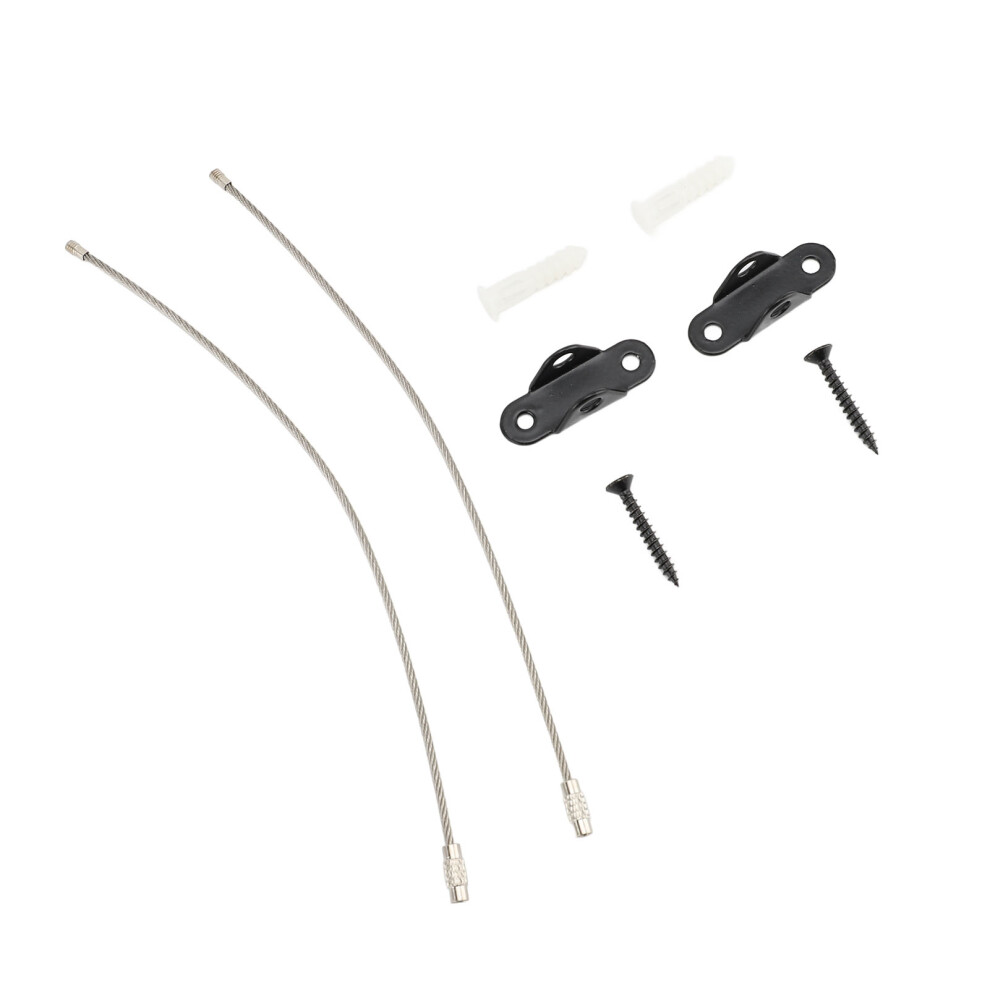 Stainless Steel Furniture Anchors Adjustable Anti-tip Safety Straps Kit