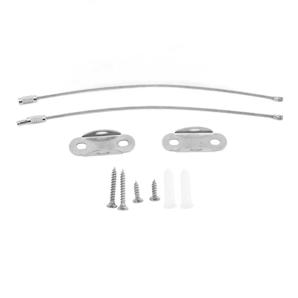 Stainless Steel Adjustable Furniture Wall Anchors For Wardrobe Dresser Safety 8431378276865