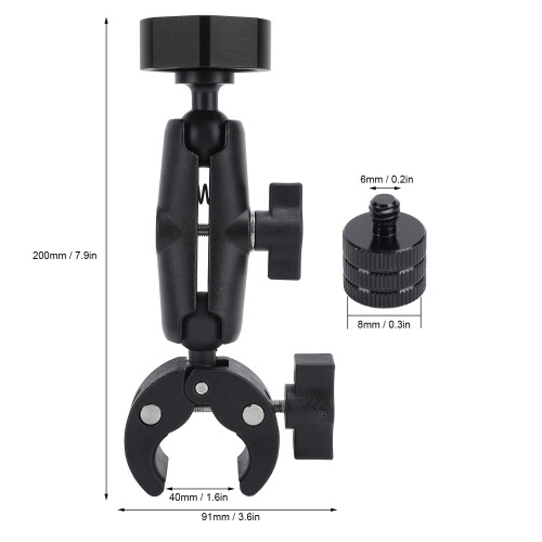 Multifunction Adjustable RV Ladder Mount with CNC Aluminum Alloy 1