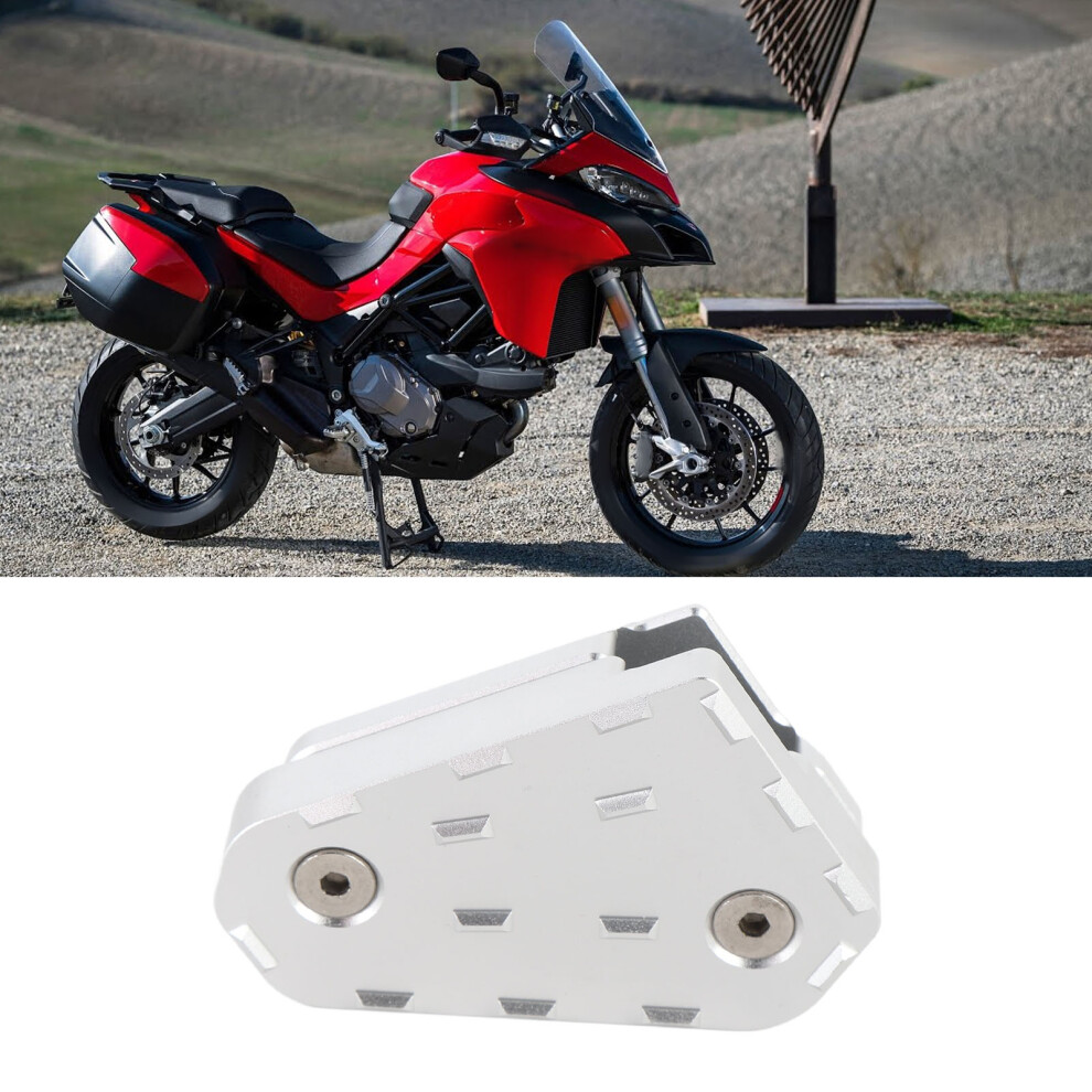 Rear Brake Pedal Extender Aluminium For Multistrada 950 950S Silver 4601378281341
