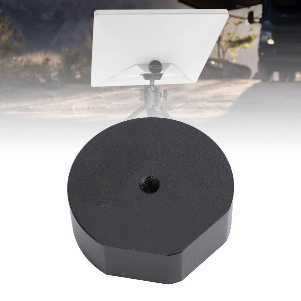 Satellite Antenna Tripod Adapter With Ball Head, Aluminum Alloy Mount, Black 8721378282394