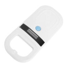 White 134.2KHz Pet ID Reader with Long Battery Life & Dual Transfer