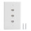Πλάκα τοίχου Keystone, Ευέλικτη συμβατότητα με Cat6Ethernet, Λύση διαχείρισης καλωδίων για 1