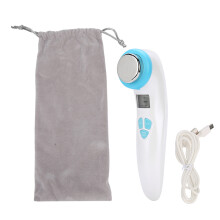 LED Photon Therapy Facial Massager Red Light Collagen Activity Skin Tightening Firming Electric Face Lifting Rechargeable For Anti Aging And