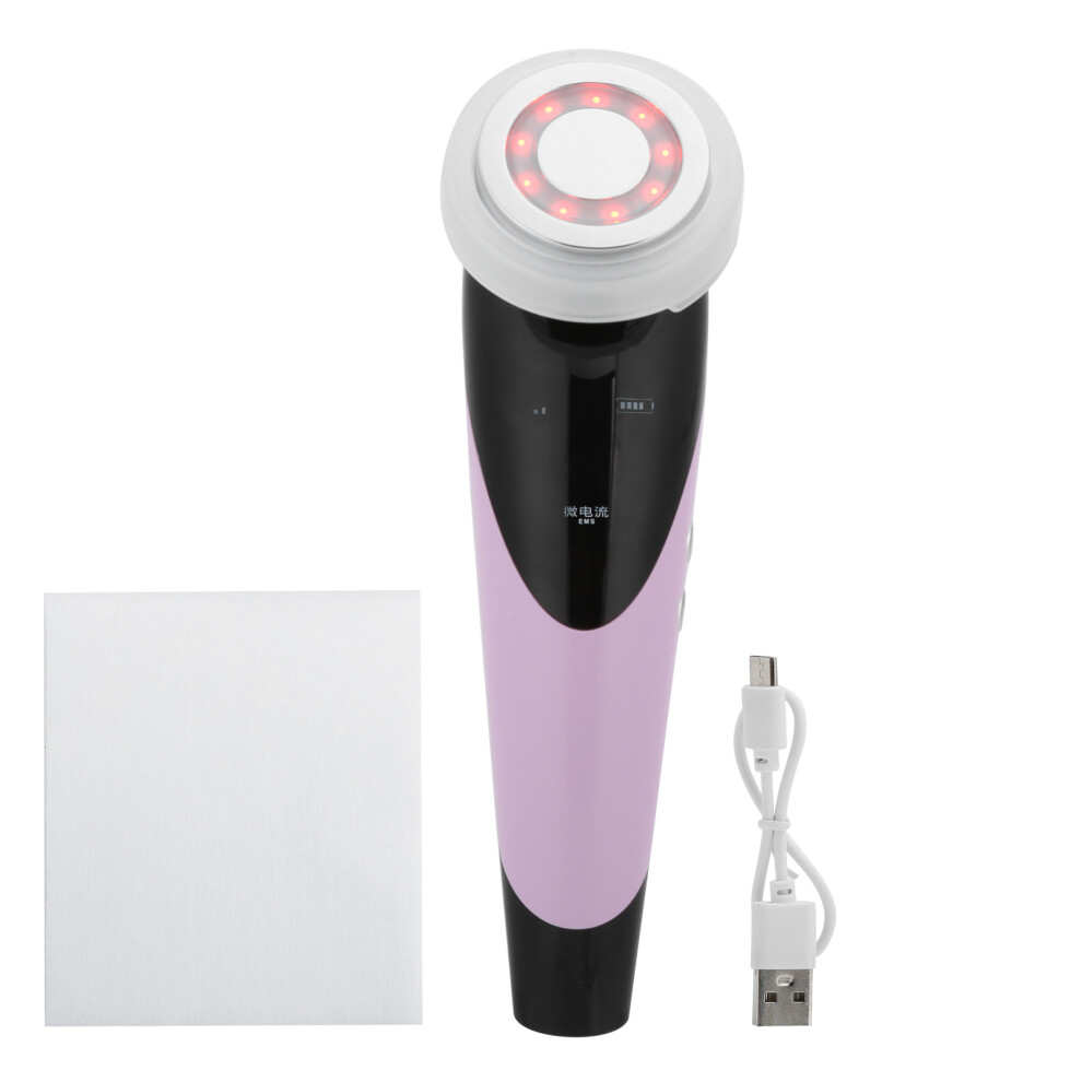 Pink Anti Aging Facial Skin Care, Vibrating Face Massager For Skin Rejuvenation & Skin Oil Balance Improvement, For Halloween Parties For Nightclubs