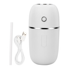 Hordozható nano-porlasztásos mini párásító, illóolaj-diffúzor 7 színű lámpákkal autóba, otthonra, irodába - arc hidratáló USB-s