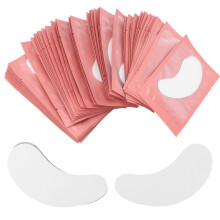 Plantaardige oogpads voor wimperextensions, vochtregulerend en comfortabel dankzij Flex-Form technologie. Schoonheidsproducten voor Halloweenfeesten