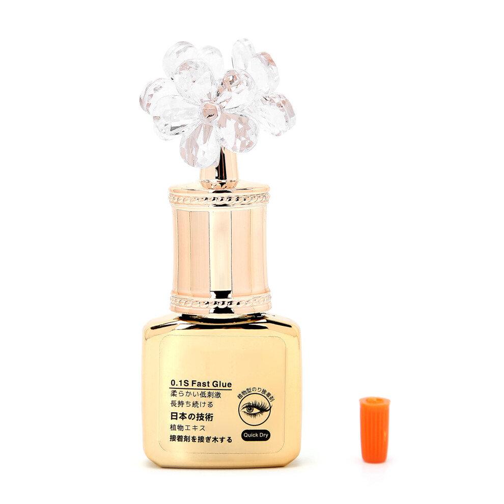 Professional Eyelash Adhesive, Long Lasting Eyelash Glue For Semi-Permanent Extensions, Fast Drying Formula Ensures Strong Bonding, Flexible Hold Wat