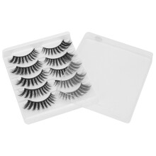 Tykke dramatiske øyevipper hypoallergeniske komfortable vipper håndlagde gjenbrukbare falske øyevipper 3D naturlige fluffy faux mink anime-stil