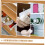 Refrigerator Bottle Organizer White Iron UnderShelf Fridge Holder Space Saving Beverage Rack for Kitchen 2