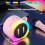 Portable Karaoke System with RGB Lights, 2 Wireless Mic 1200mAh 13