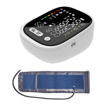 Automatic Blood Pressure Monitor with Voice, 180 Readings, Large LCD, USB-C