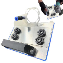 Tile Chamfer Grinder Tool, Metal Tile Cutting Bracket Chamfering Attachment for Angle Grinder, Plastering and Carpentry