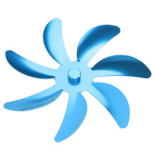 Aluminiumlegierung 7-Flammen-Ofenventilatorblatt für Kamin, Blau