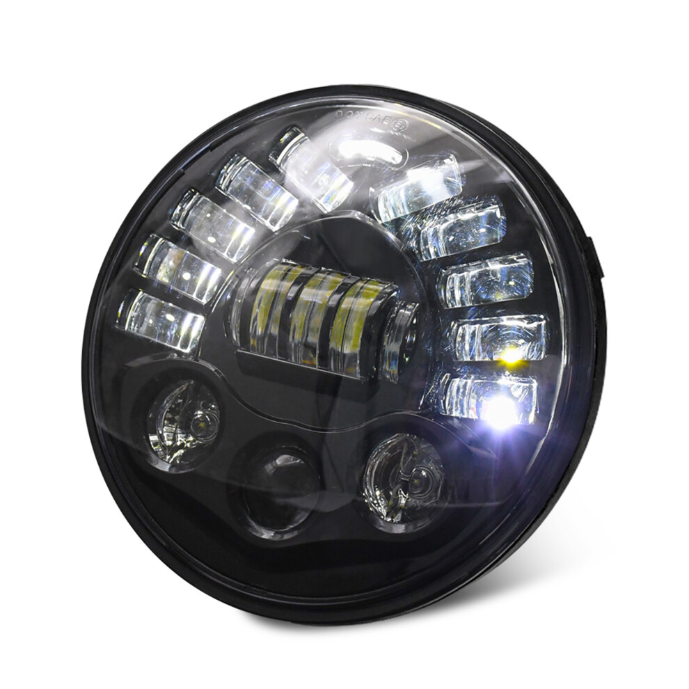7'' 85W Led Headlights For Jeep Wrangler Jk Tj Lj 1997-2018 - 30000Lm 6000K Amber 8081382496362