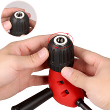 0,8-10 mm attache de perçage à 90. 9,5 mm tige rouge-noir