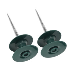 Piquets Guide pour Tuyau d'Arrosage de Jardin (2 piĂšces), en ABS et Alliage de Zinc, Outil d'Arrosage Durable pour Plantes