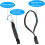 Dock Line Rope Heavy Duty Marine Elastic Mooring with Rustproof Hook Red Black 2pcs 5