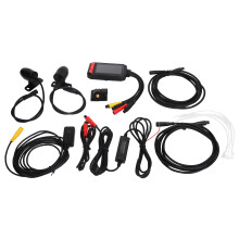 Motorcykel Dash Cam fram och bak, WiFi-signalförstärkare Vattentät Dubbelvideo HD1080P med G-sensorfunktion för motorcykelsläpvagn/buss (3 st)