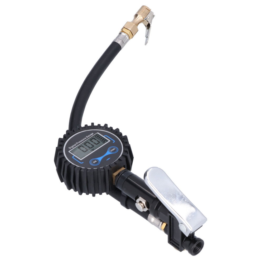 Digital Tire Inflator Gauge 200Psi Lcd Back For Car Motorcycle Van Light 7891382497006