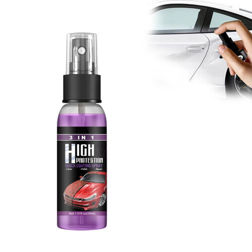 3 in 1 Car Coating Spray 150ml Plastic & Surface Refurbish Protector 1