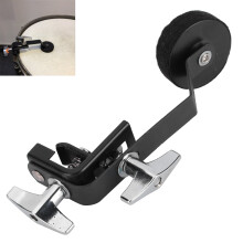 Snare Drum Mute Silencer Metal Black Kit - Portable Accessories & Tone Control