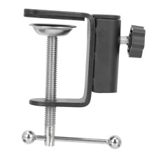 Alloy Microphone Stand Table Clamp Mount For Live Streaming, Recording, Podcasting ScratchResistant, Home Studio