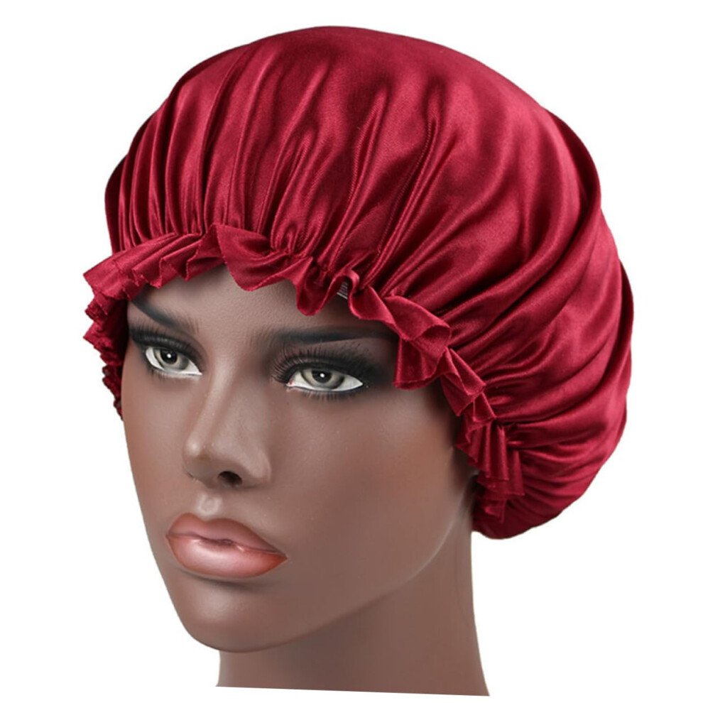 Lace Sleeping Cap For Women Hair Loss Treatment  Satin Bonnet Sleep 3Piece