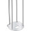 Adjustable Undercounter Basin Support Rod Steel 66cm for Ceramic Sink Installation Silver 5