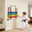 Karate Belt Holder Display Stand Wooden Multiple Layer Designs 7