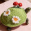Festlicher Schildkröten-Strickpullover mit 3D-Blumenpilz für-L 4
