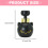 Distributeur de savon en mousse rechargeable en forme de-Noir 2