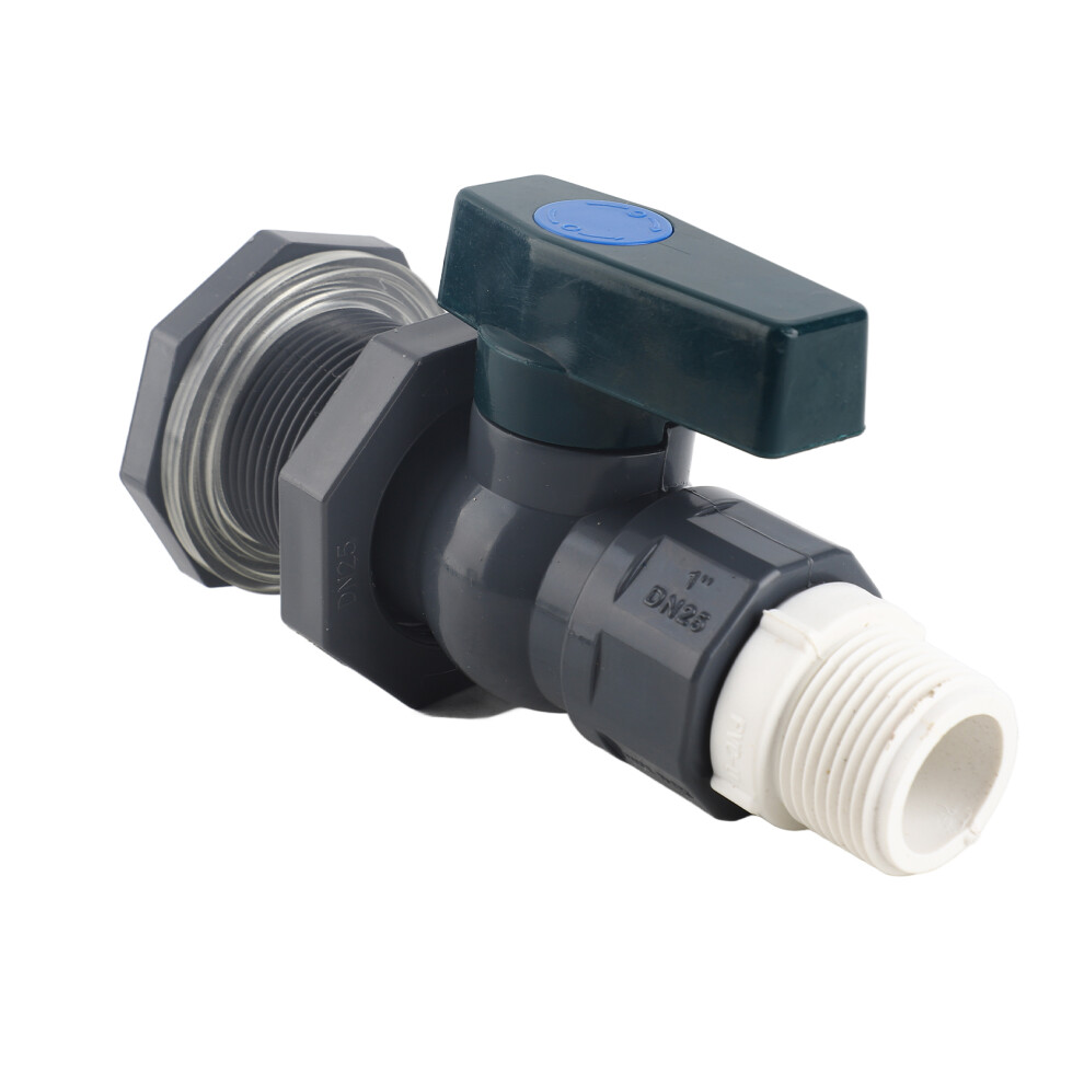 Outdoor Pvc Rain Barrel Faucet Kit 1In Dn25 Easy Install And Use 3481378303653
