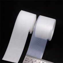 40mm Transparent Hook and Loop Tape, Strong Self Adhesive, Baby Safe, 2m DIY Sewing Strip