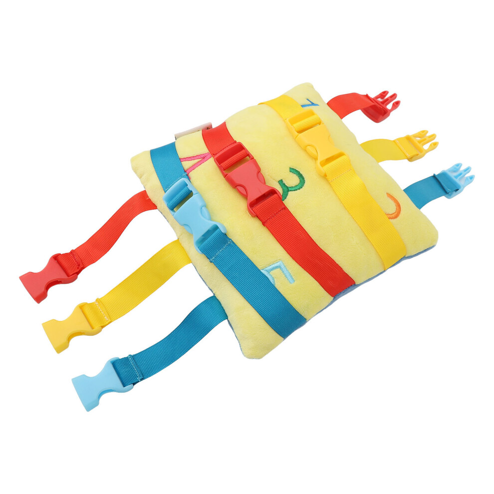 Sensory Buckle Pillow for Dementia & Autism, Finger Dexterity & Anxiety Relief