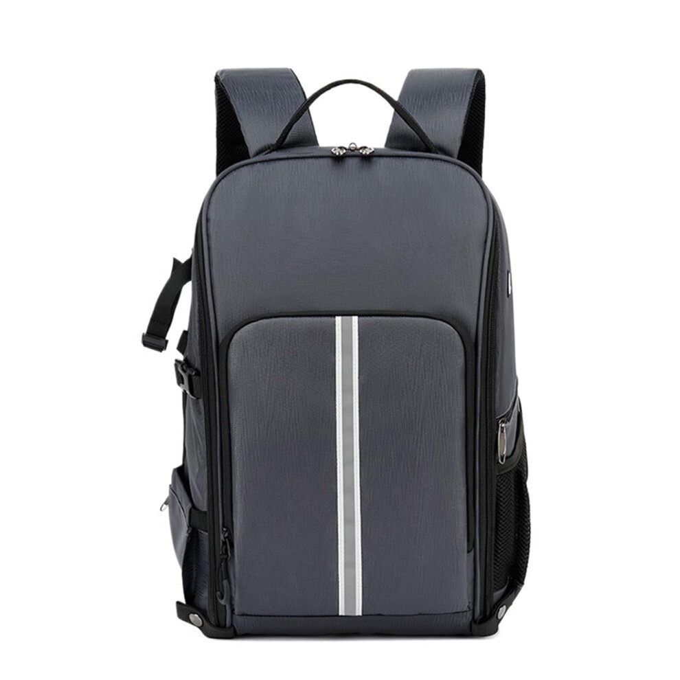Camera Backpack Waterproof Large Capacity Outdoor Multifunctional Photography Bag For Canon Nikon Sony Tripod Gray 9094768718339