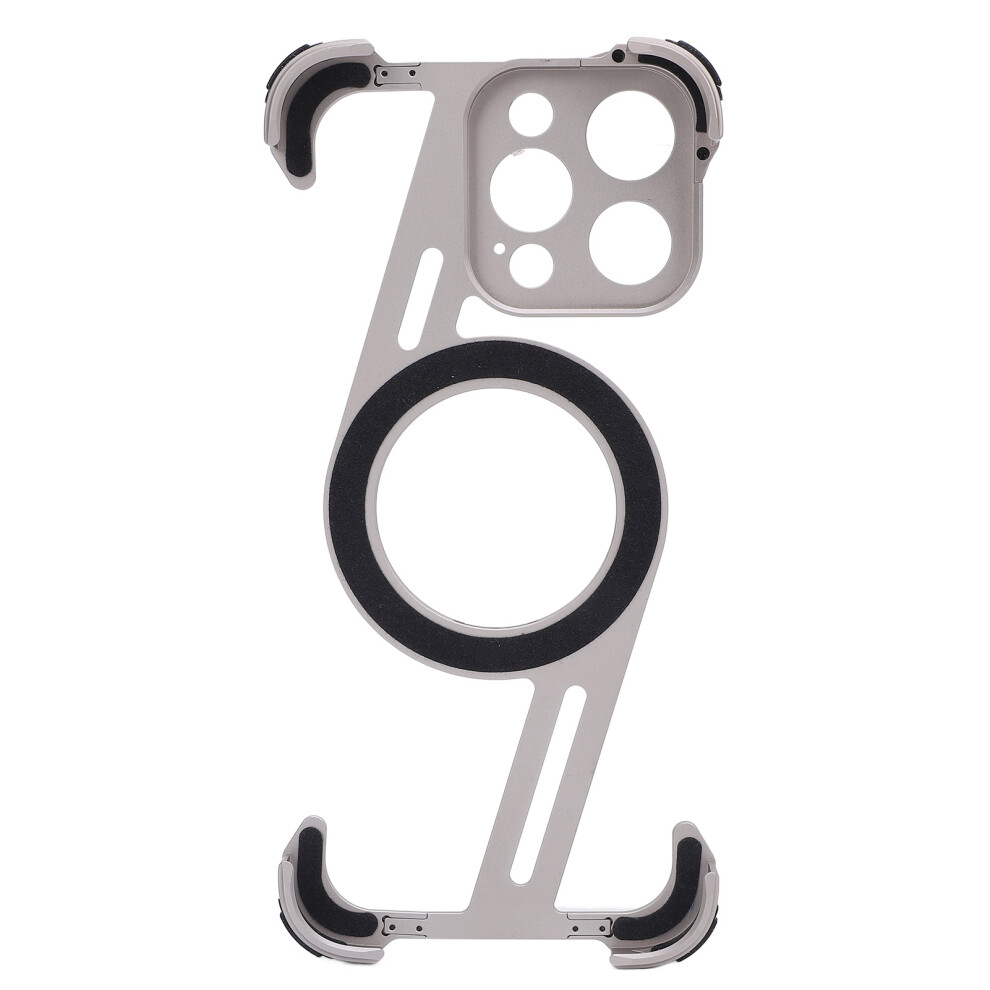 Ultra Thin Aluminum Alloy Phone Case With Kickstand For 16 Pro Max 4981378306061